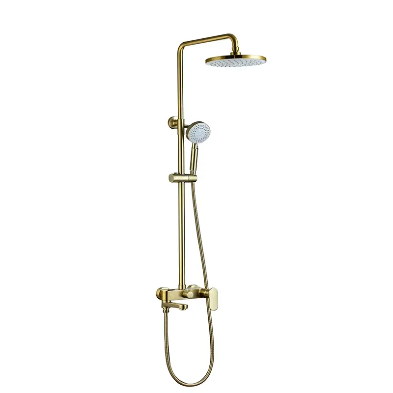 Shower Head Rain - طقم دش مطري نحاسي عصري بمقبض