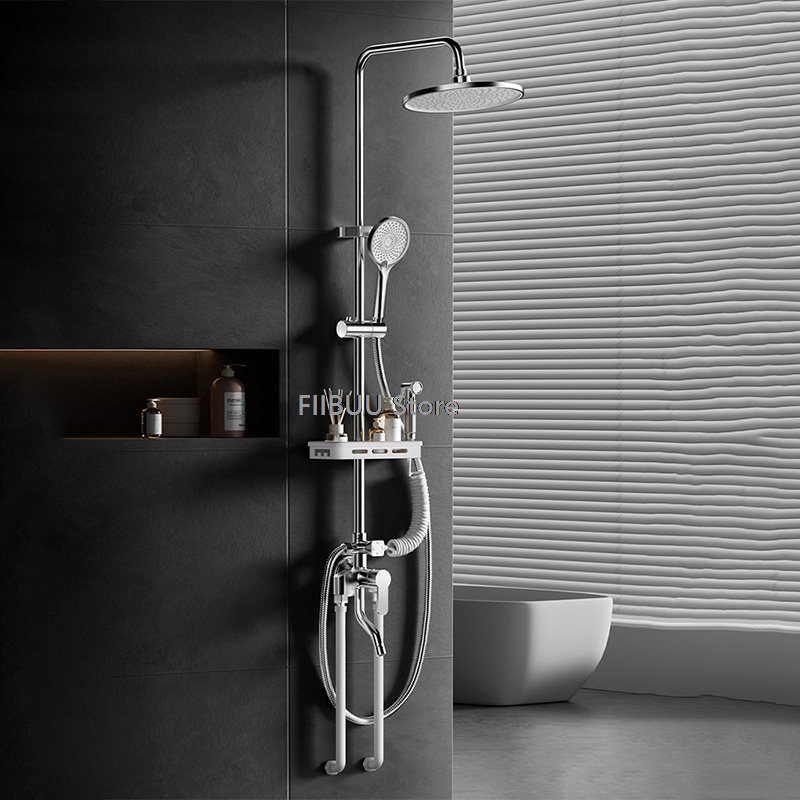 Shower Head Rain - نظام دش عالي الضغط قابل للتعديل،