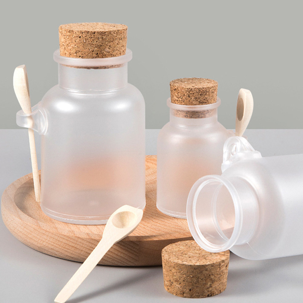 Bath Salts Jar - 6 مجموعات من الزجاجات الفارغة المدمجة