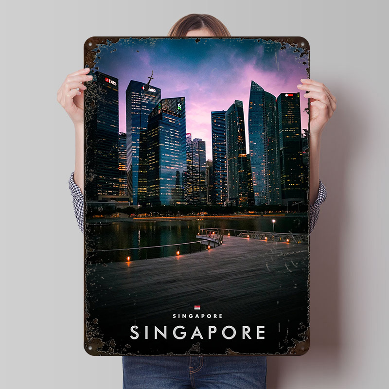 Home And Bathroom Singapore - ملصق مطبوع بتصميم 