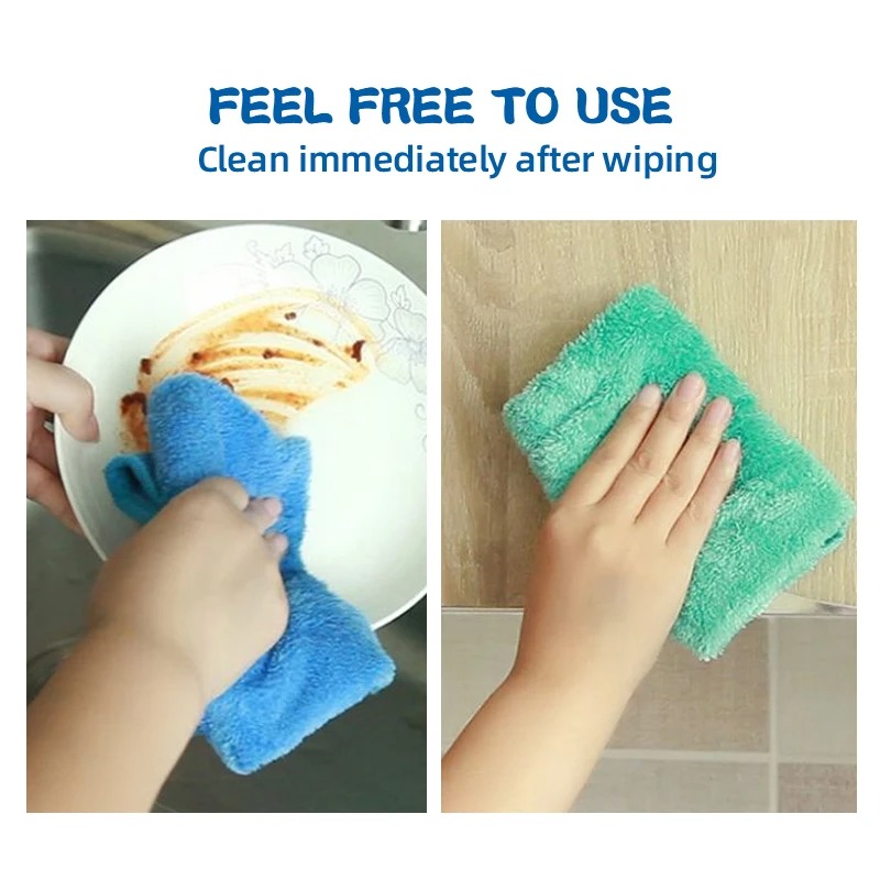 4 قطع من مناشف اليد الصغيرة 20 - مراجعة Home Kitchen Bathroom Cleaning وسعره