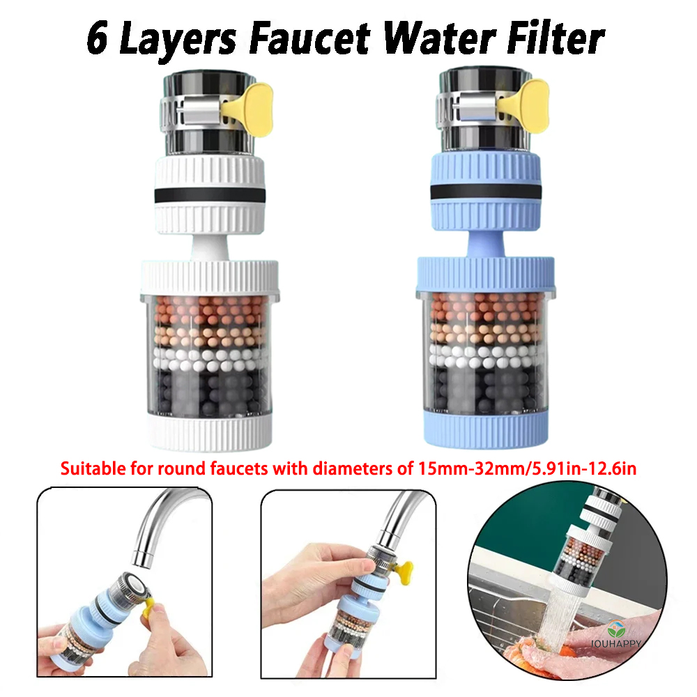 العالمي دش صنبور 6 طبقات صنبور - مراجعة Shower Head Rain وسعره