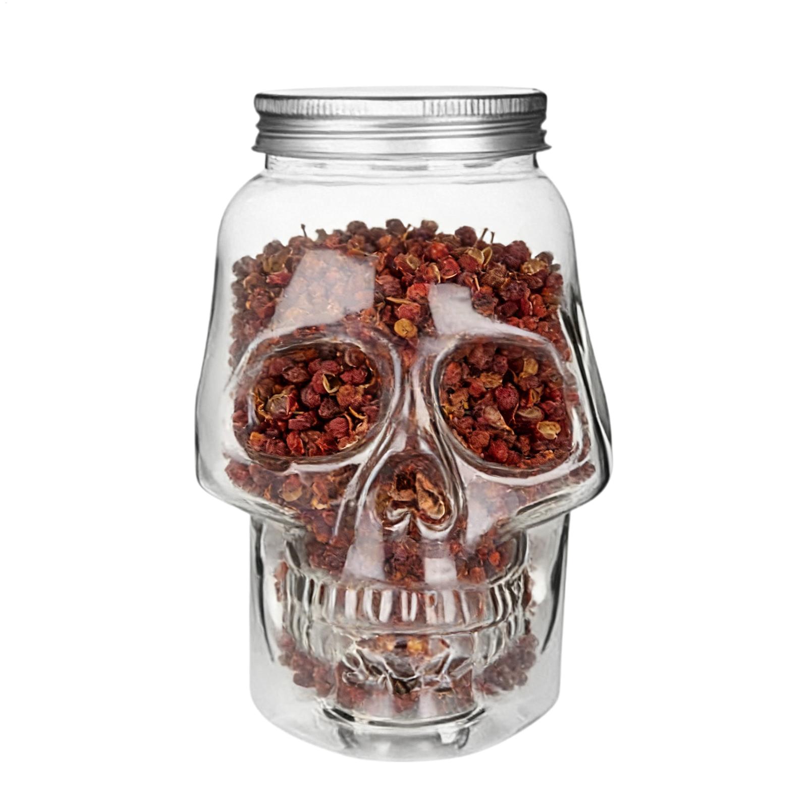 أوعية على شكل جمجمة سعة 500 مل - مراجعة Bath Salts Jar وسعره