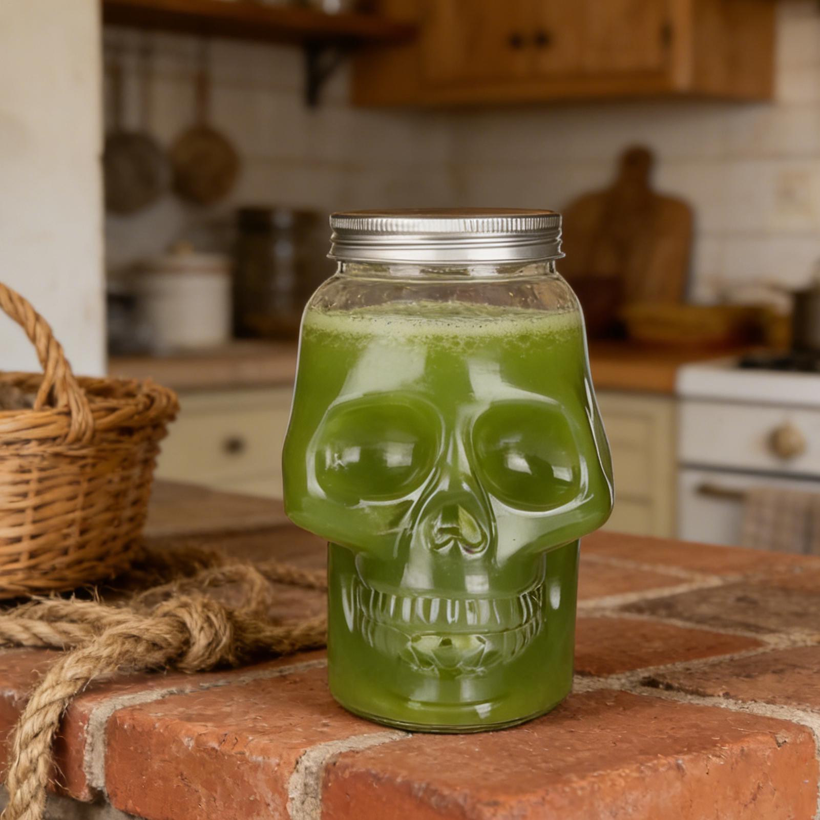 أوعية جمجمة فريدة قابلة لإعادة - مراجعة Bath Salts Jar وسعره