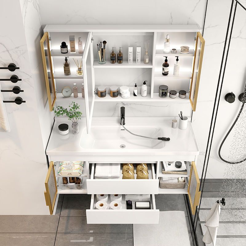 خزائن حمام مع حوض مدمج، تصميم  - مراجعة Home Bathroom Vanity وسعره