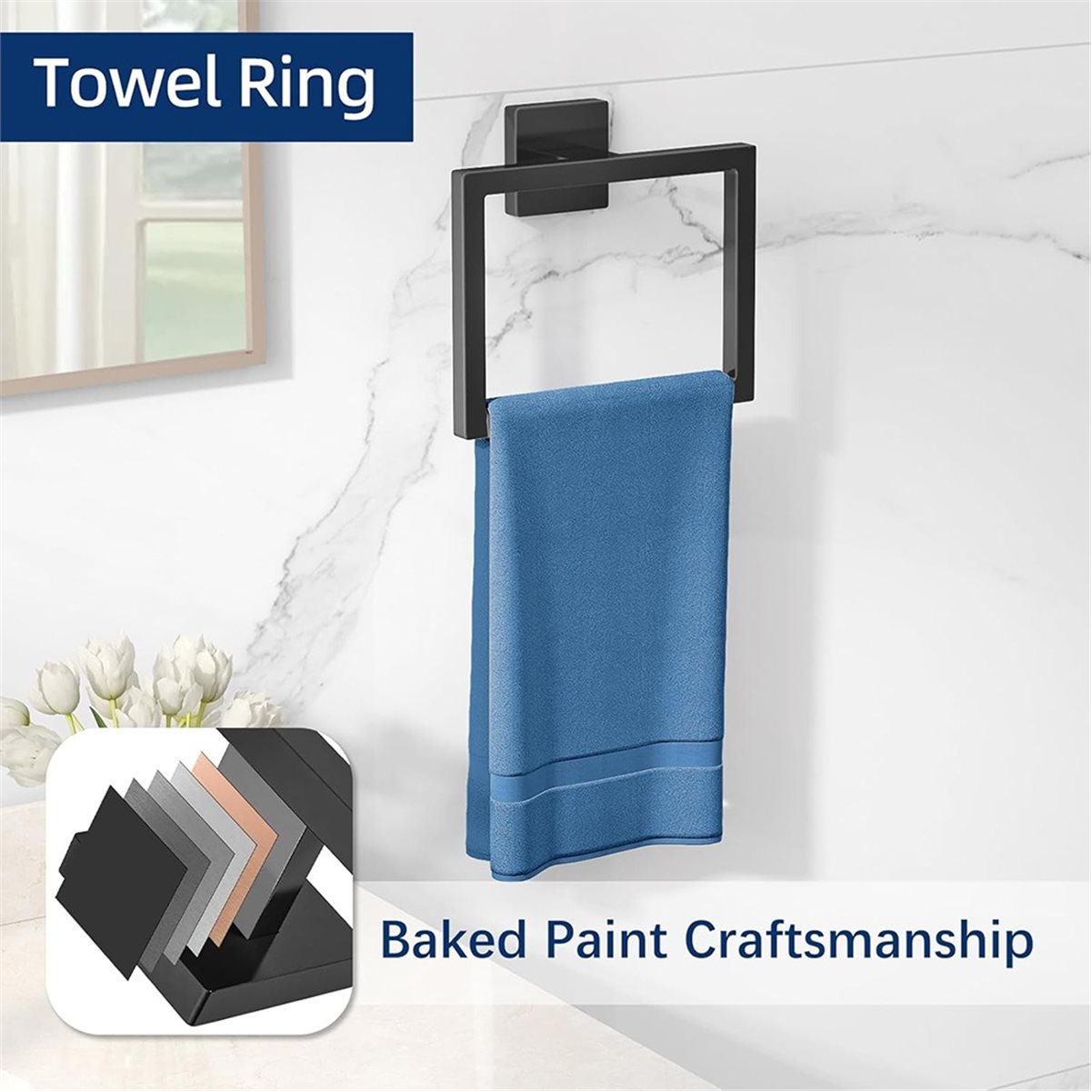 مجموعة أدوات منزلية مكونة من 5 - مراجعة Home Hardware Bathroom Accessories وسعره