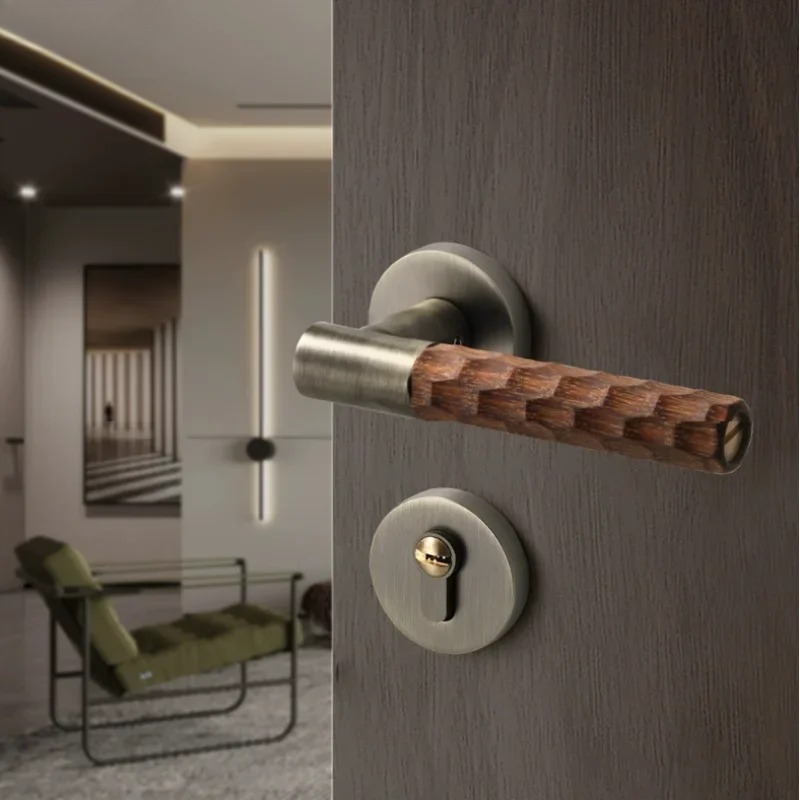 مقبض الباب الخشبي الزنك قفل صا - مراجعة Home Hardware Bathroom Accessories وسعره