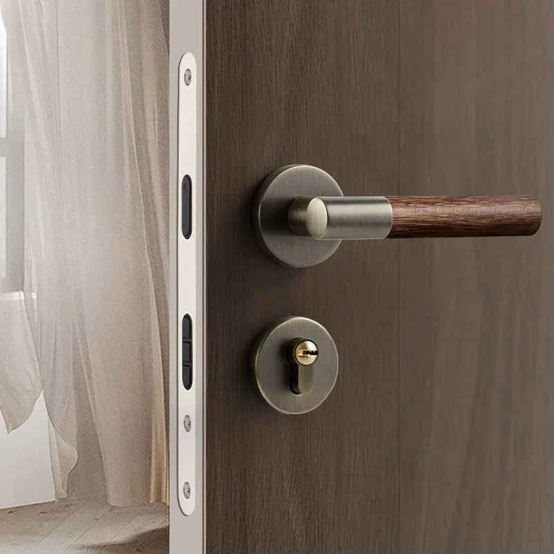 مقبض الباب الخشبي الزنك قفل صا - مراجعة Home Hardware Bathroom Accessories وسعره