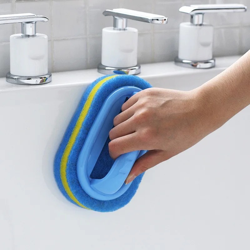 فرشاة تنظيف منزلية بمقبض، إسفن - مراجعة Home Kitchen Bathroom Cleaning وسعره