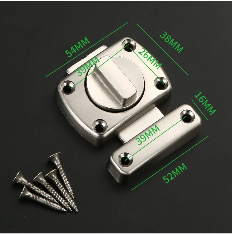 أمن الوطن مزلاج مزدوج الوجهين  - مراجعة Home Hardware Bathroom Accessories وسعره