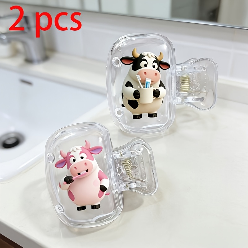 قطعتان من حافظة فرشاة أسنان عل - مراجعة Home Essentials Bathroom Accessories وسعره