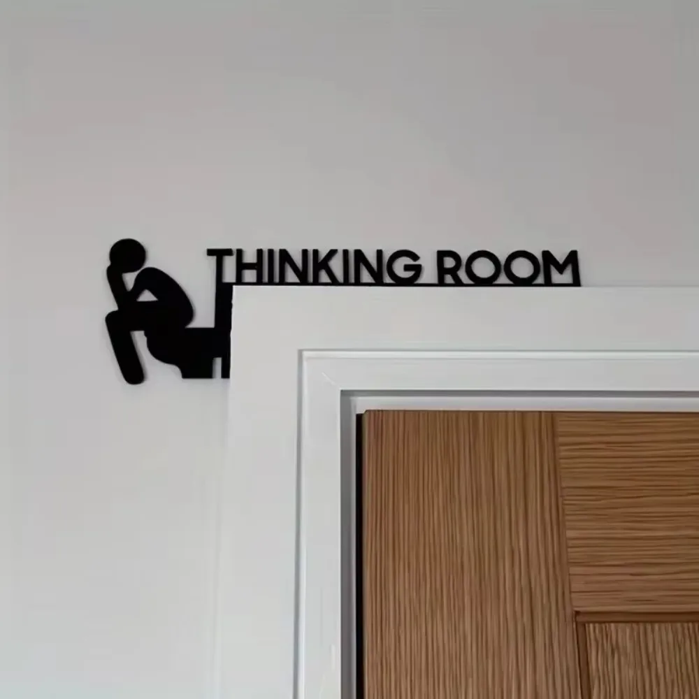 لافتة زاوية باب المرحاض بتصميم - مراجعة Home Bathroom Door Signs وسعره