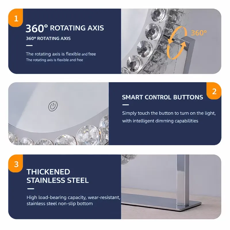 مرآة حمام LED حديثة بيضاوية ال - مراجعة Home And Bathroom وسعره