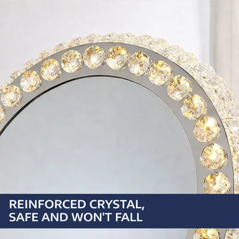 مرآة حمام LED حديثة بيضاوية ال - مراجعة Home And Bathroom وسعره
