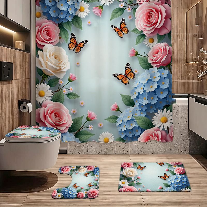 مجموعة ديكور حمام من 4 قطع بنم - مراجعة Home Bathroom Remodel وسعره