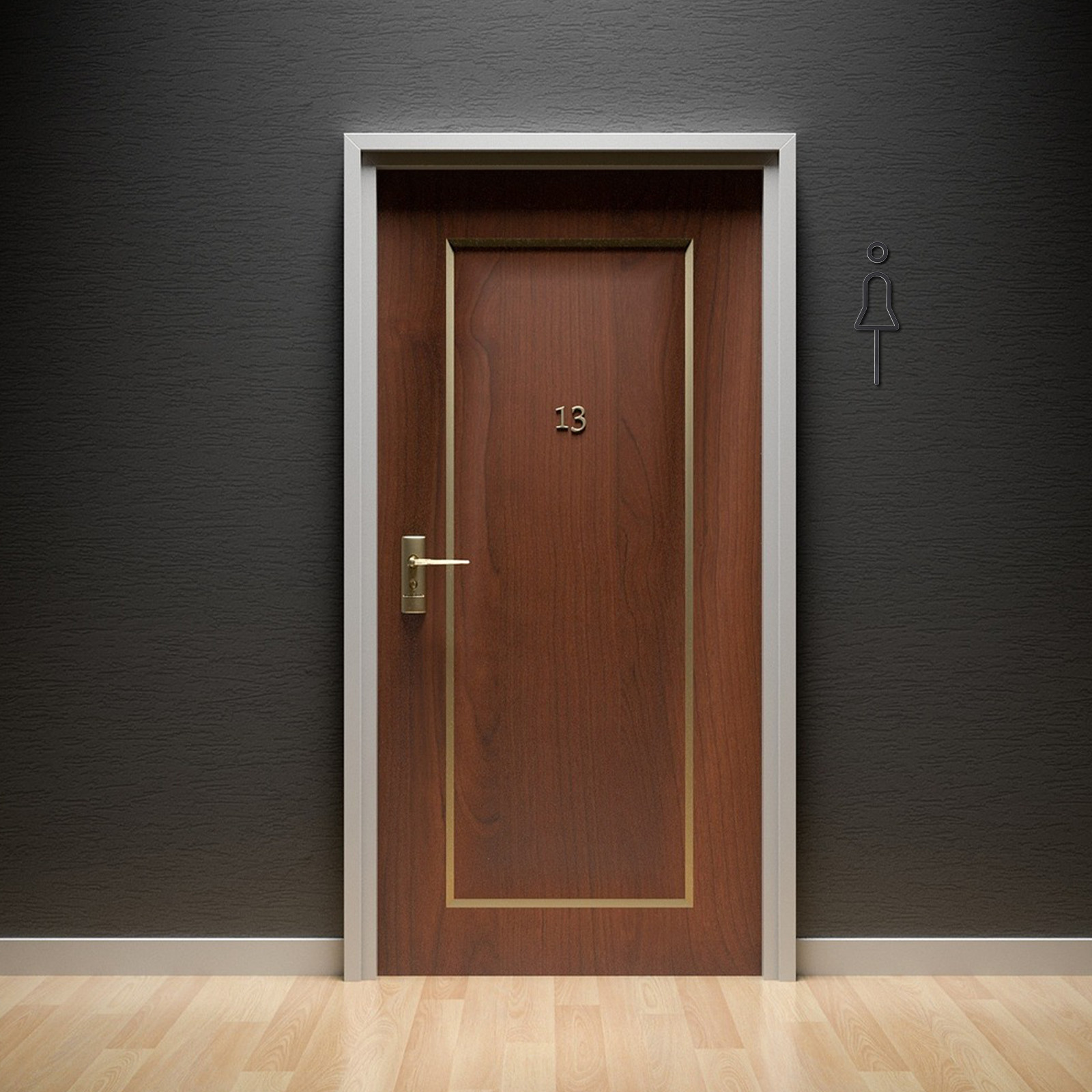 مجموعة واحدة من لافتات الحمام  - مراجعة Home Bathroom Door Signs وسعره