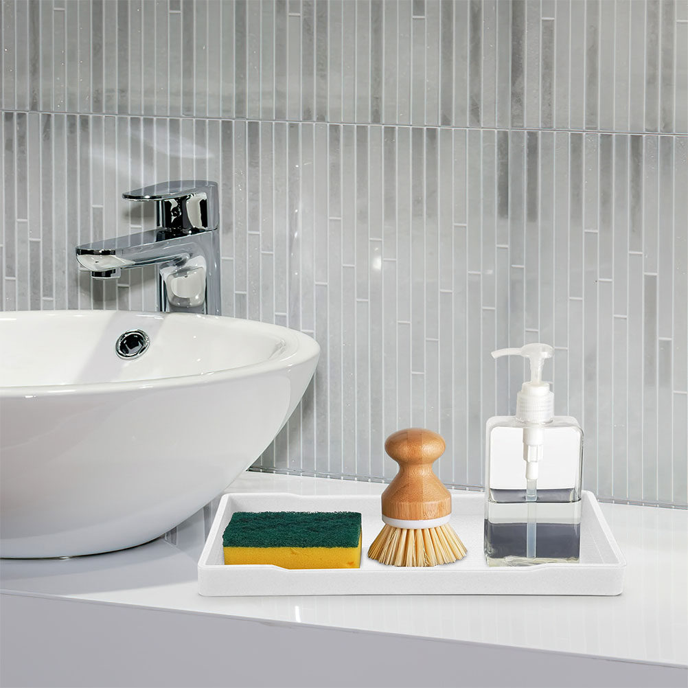 3 قطع من صواني الحمام المُسمكة - مراجعة Home Bathroom Vanity وسعره