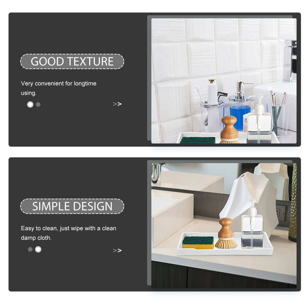 3 قطع من صواني الحمام المُسمكة - مراجعة Home Bathroom Vanity وسعره