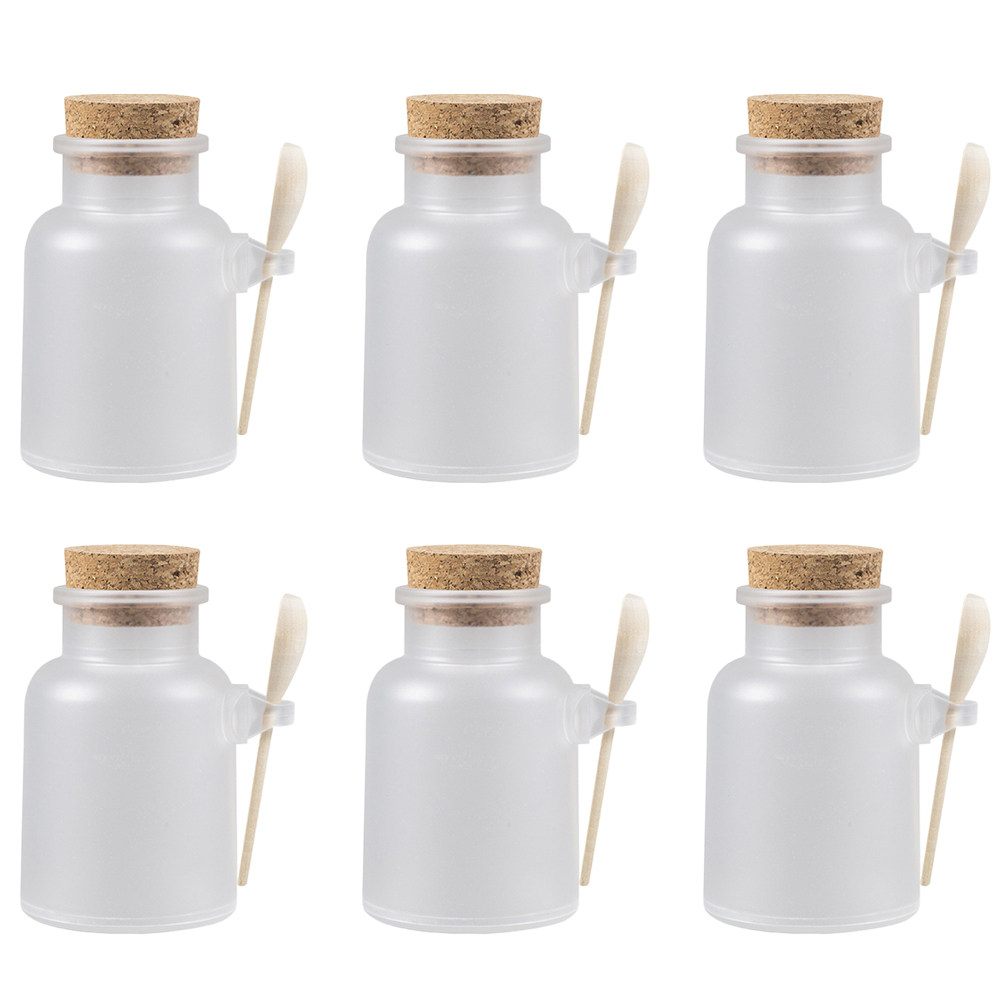 6 مجموعات من الزجاجات الفارغة  - مراجعة Bath Salts Jar وسعره