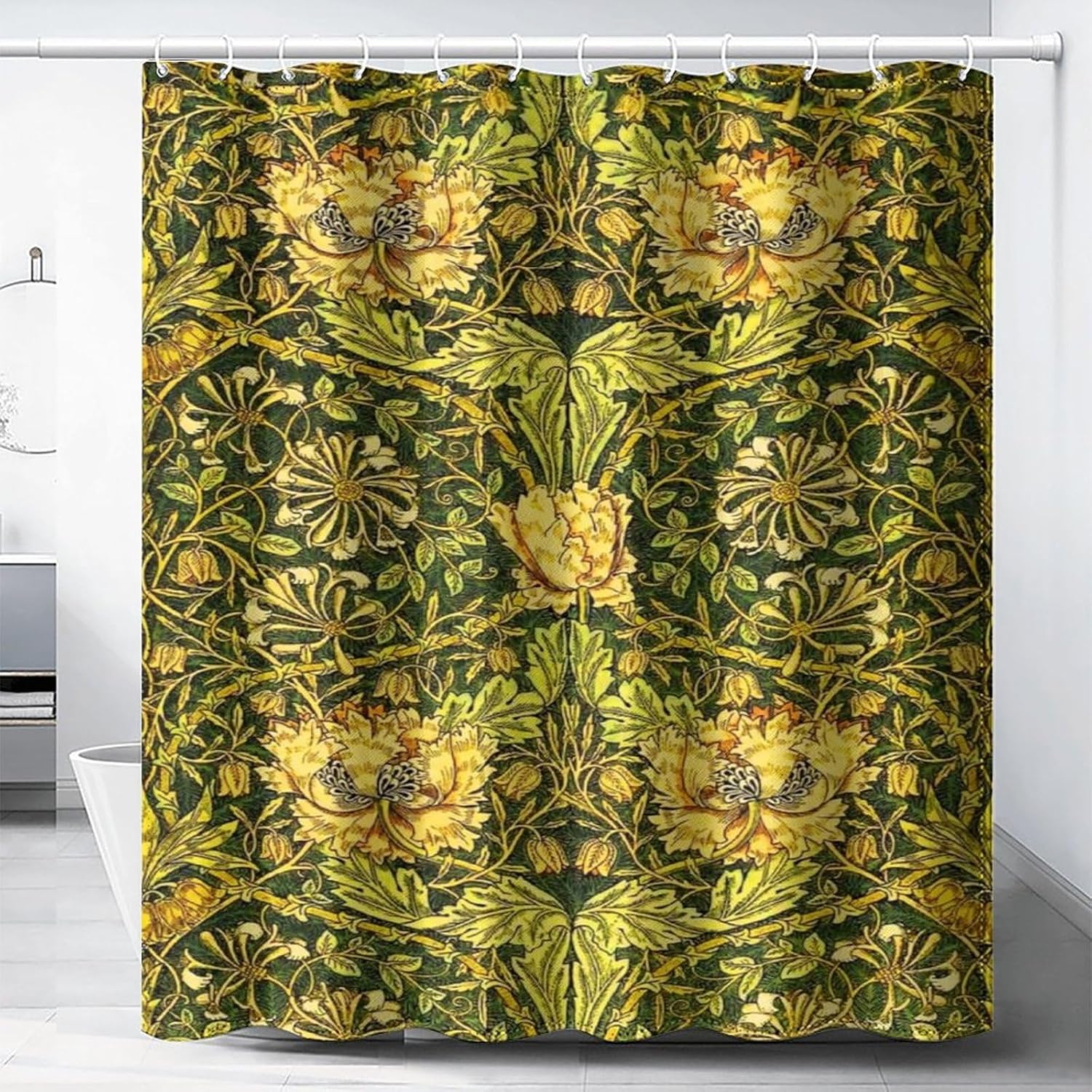 ستارة حمام مقاومة للماء بتصميم - مراجعة Home Decor Bathroom Ideas وسعره