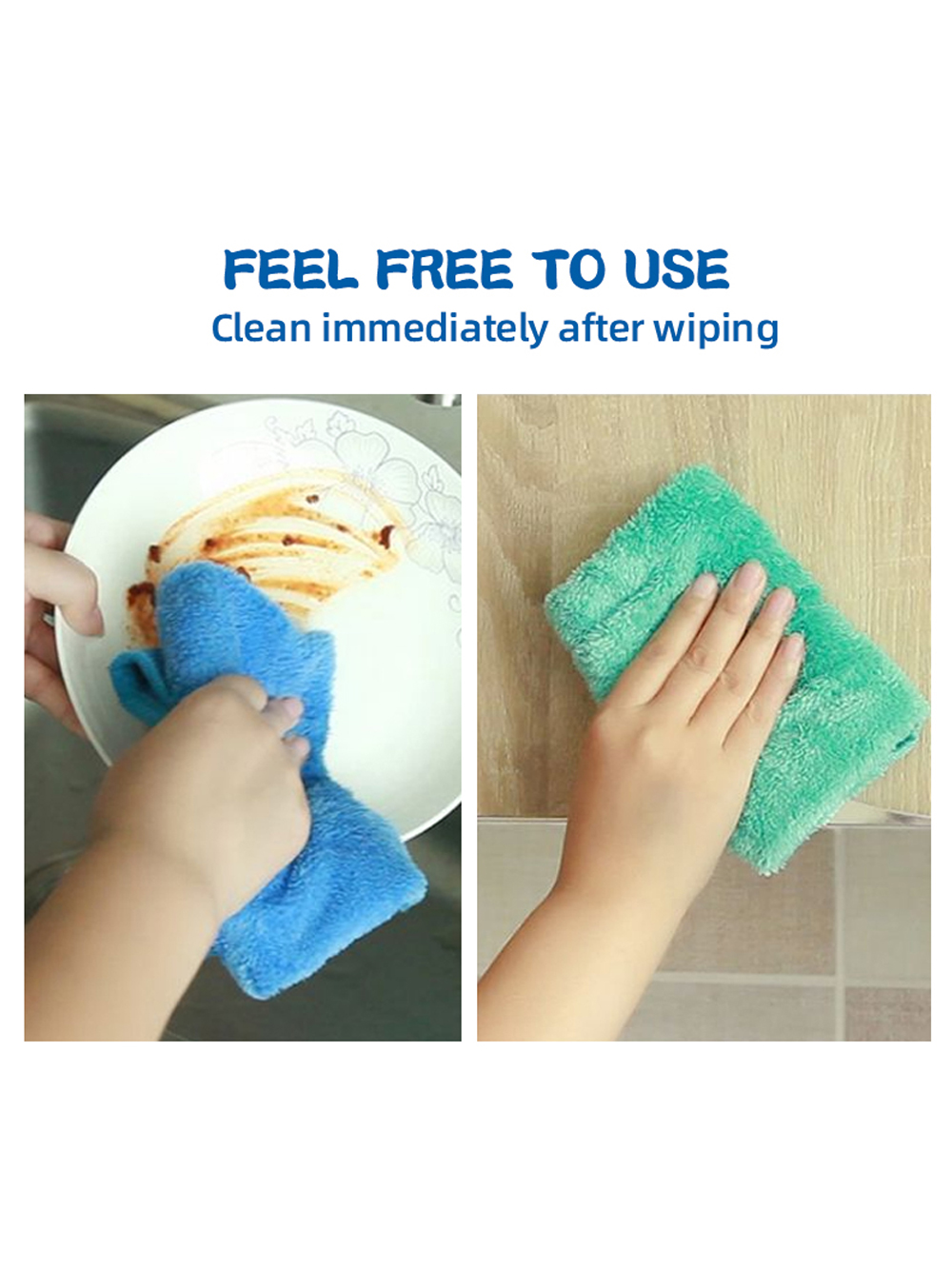 4 قطع من مناشف اليد الصغيرة لل - مراجعة Home Kitchen Bathroom Cleaning وسعره