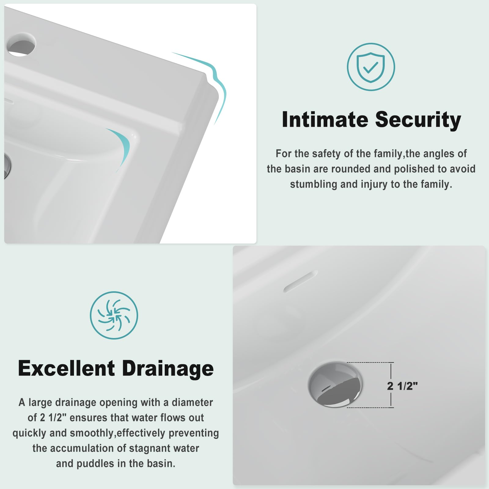 حوض حمام مربع من السيراميك مع  - مراجعة Home Bathroom Remodel وسعره