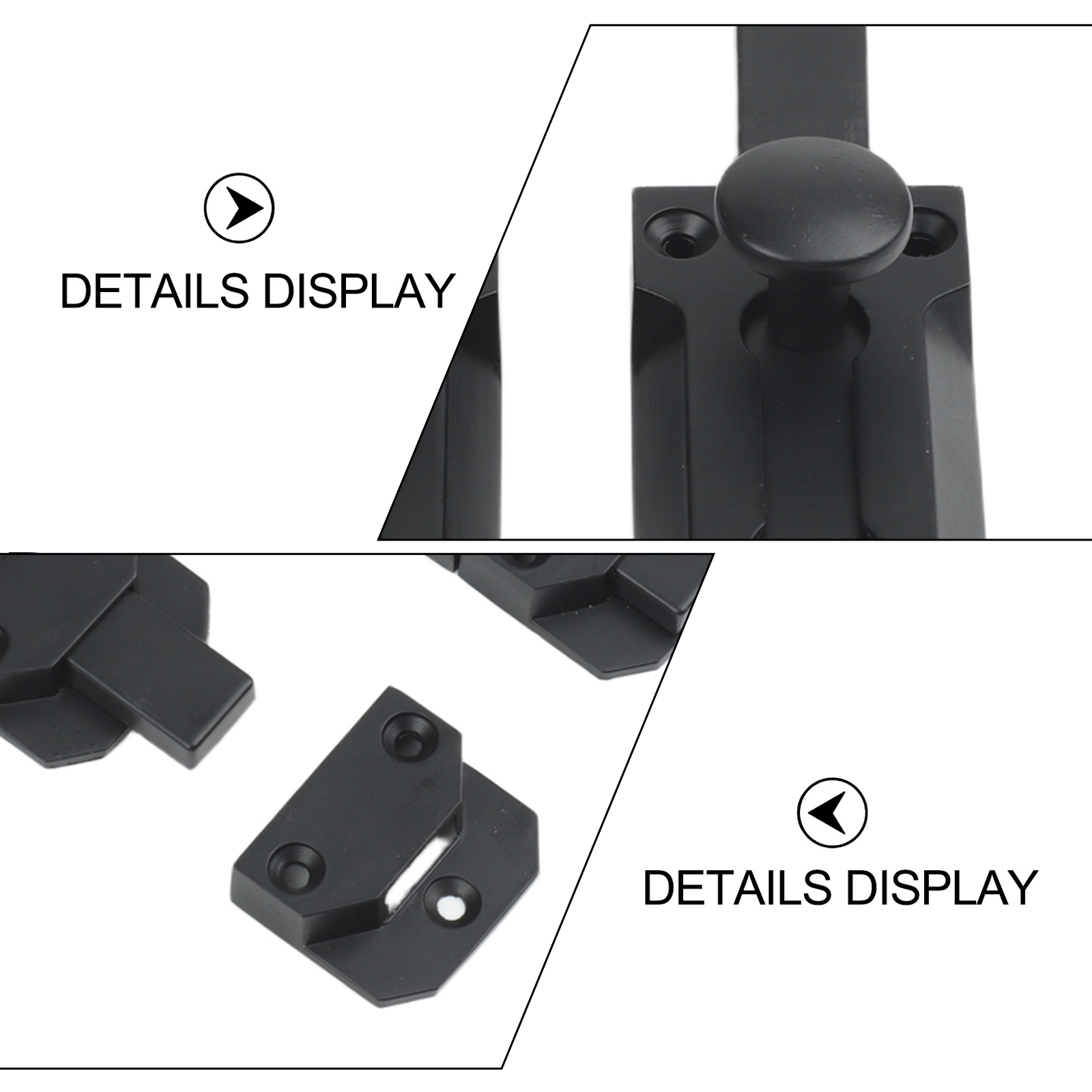 قطعتان من قفل باب المنزلق للخز - مراجعة Home Hardware Bathroom Accessories وسعره