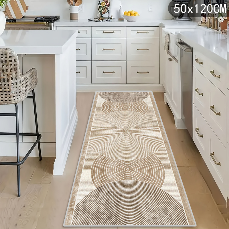 سجادة ممر هندسية مخططة من VIKA - مراجعة Home Kitchen Bathroom Cleaning وسعره
