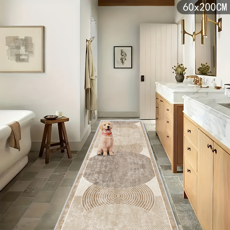 سجادة ممر هندسية مخططة من VIKA - مراجعة Home Kitchen Bathroom Cleaning وسعره