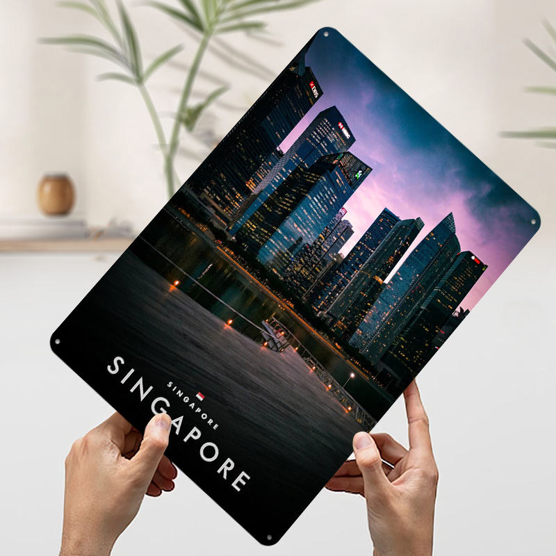 ملصق مطبوع بتصميم 