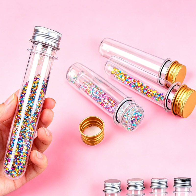 5/10 قطع أنابيب اختبار بلاستيك - مراجعة Bath Salts Jar وسعره