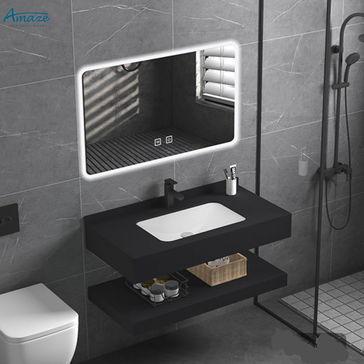 خزانة حمام متينة ذات طبقتين مث - مراجعة Home Bathroom Vanity وسعره