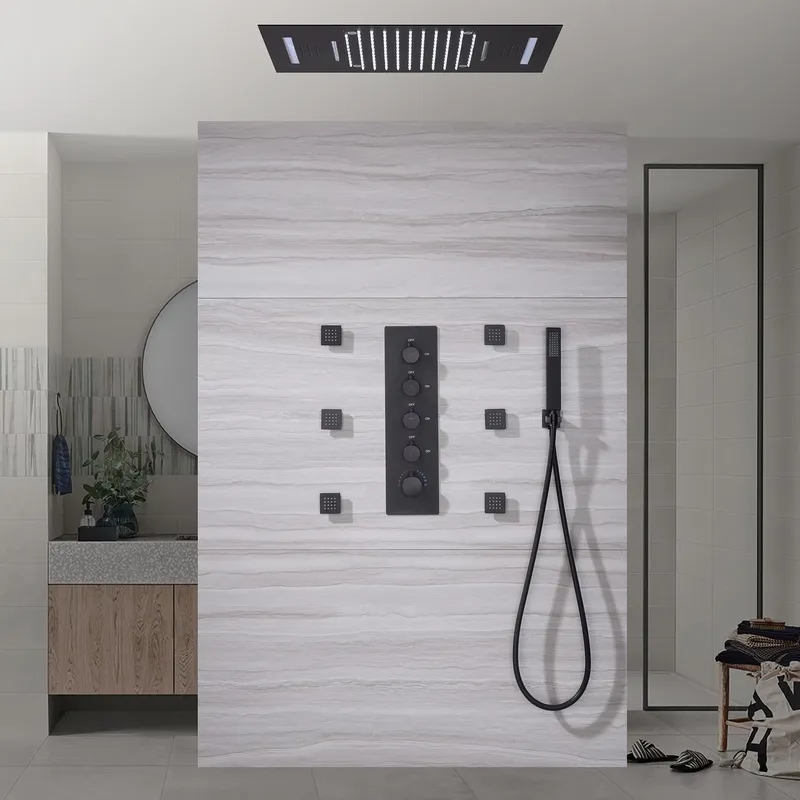 نظام دش نحاسي كامل مع رأس دش L - مراجعة Shower Head Rain وسعره