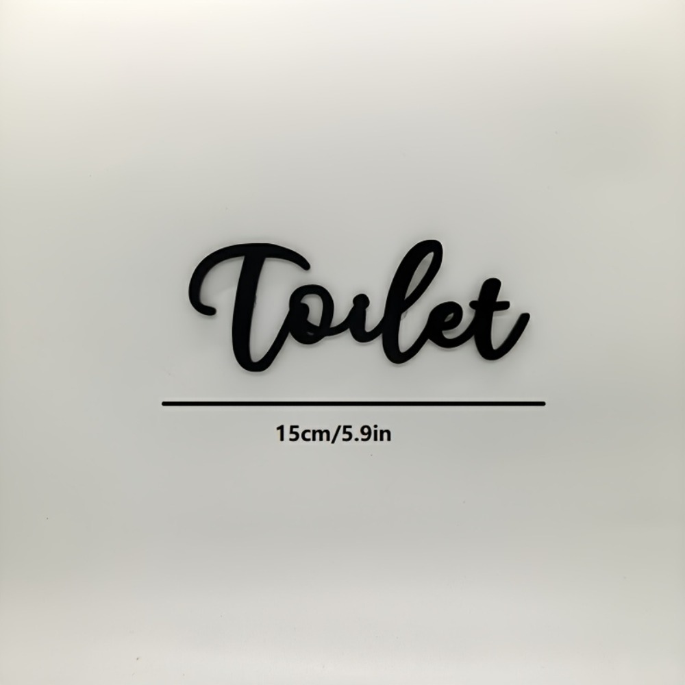 لافتة باب بلاستيكية عصرية من C - مراجعة Home Bathroom Door Signs وسعره