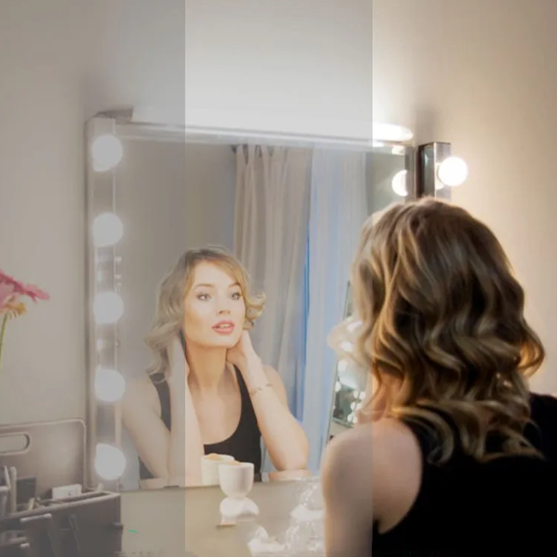 أضواء مرآة التجميل LED على طرا - مراجعة Home Bathroom Vanity وسعره