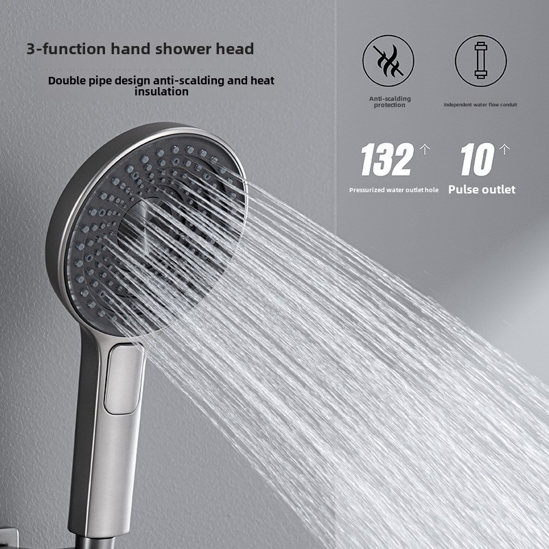 مجموعة دش مخفية عالية الجودة م - مراجعة Shower Head Rain وسعره