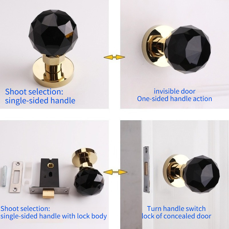 قفل كروي من الزجاج الكريستالي  - مراجعة Home Hardware Bathroom Accessories وسعره