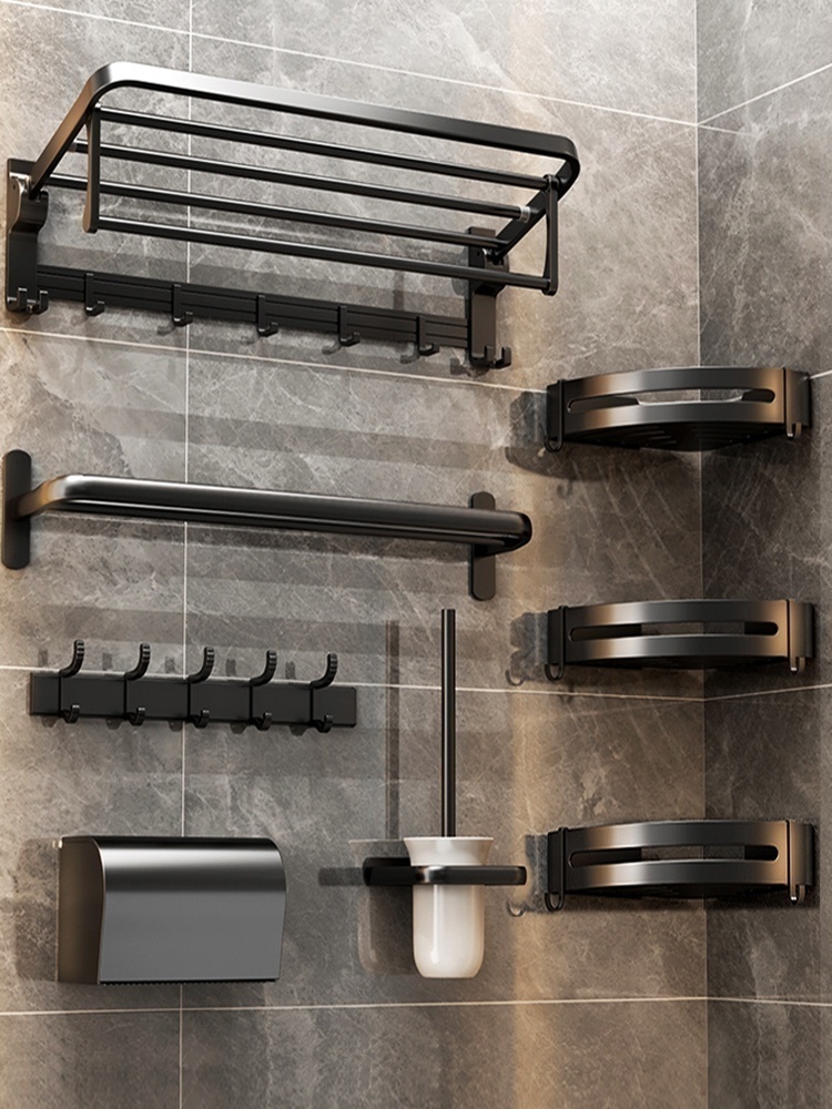 لا الحفر الأجهزة الحمام منشفة  - مراجعة Home Hardware Bathroom Accessories وسعره