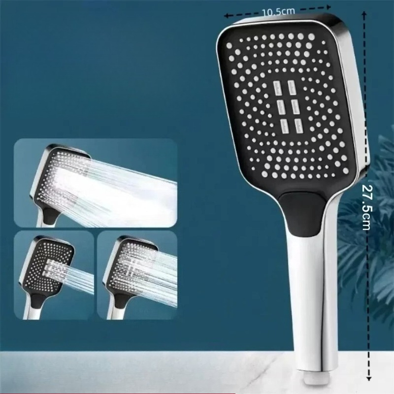 رأس دش قابل للتعديل بثلاثة أوض - مراجعة Shower Head Rain وسعره