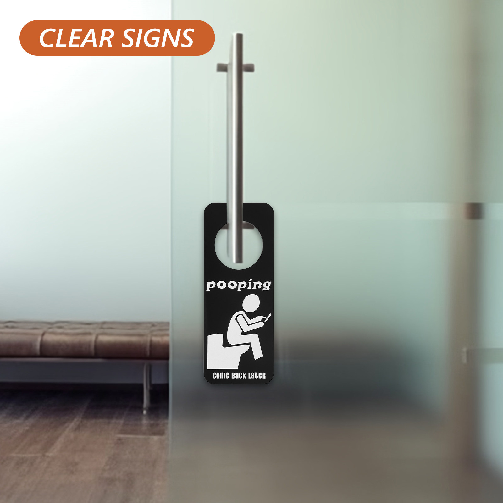 لافتة مضحكة للإشارة إلى أن الح - مراجعة Home Bathroom Door Signs وسعره